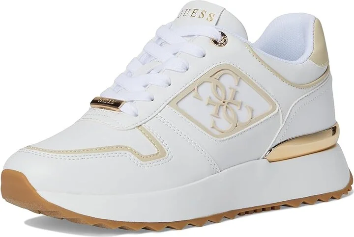GUESS Koyaa Women's Cold Weather Boots White/Gold : 10 M, Synthetic - Image 5