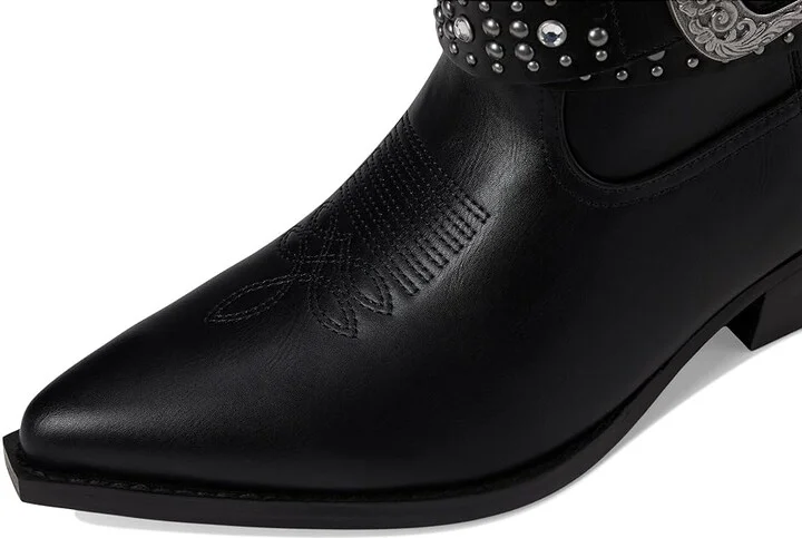 GUESS Lansly Women's Boots Black Synthetic : 7.5 M - Image 2