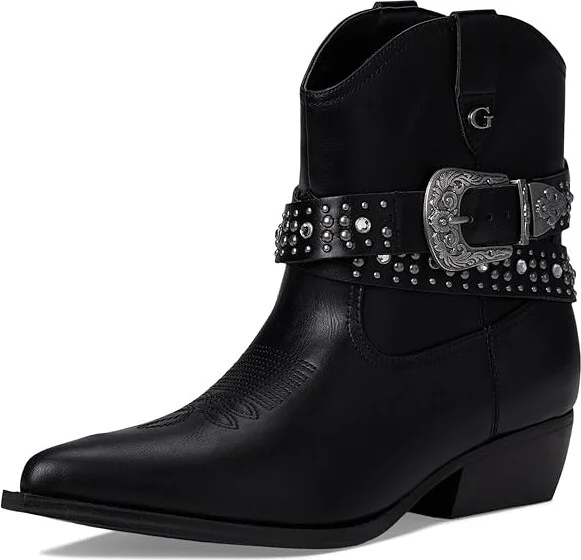 GUESS Lansly Women's Boots Black Synthetic : 7.5 M - Image 5