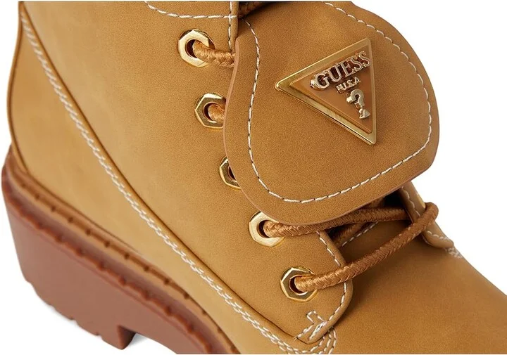 GUESS Leavey Women's Boots Tan Synthetic : 10 M, Rubber - Image 7