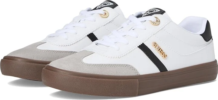 GUESS Loui Women's Shoes White Synthetic : 8 M, Leather
