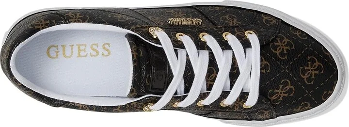 GUESS Loven Women's Shoes Brown Fabric : 6 M, Synthetic - Image 2