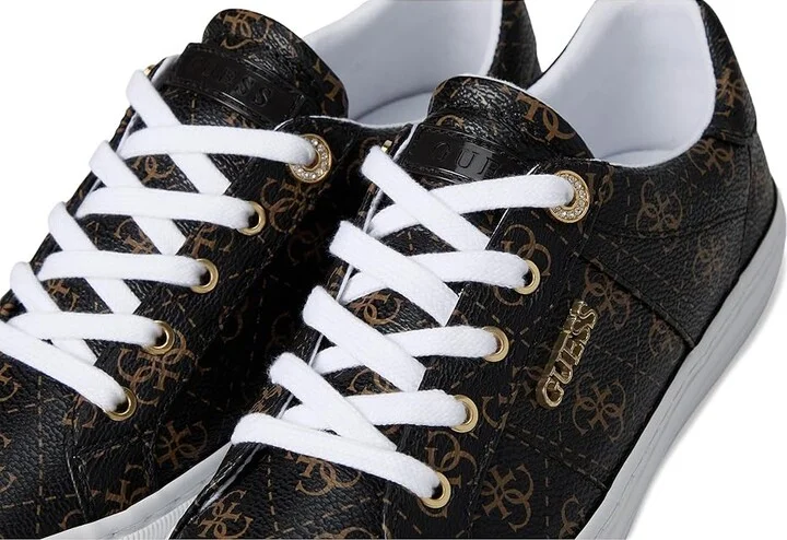 GUESS Loven Women's Shoes Brown Fabric : 6 M, Synthetic - Image 7