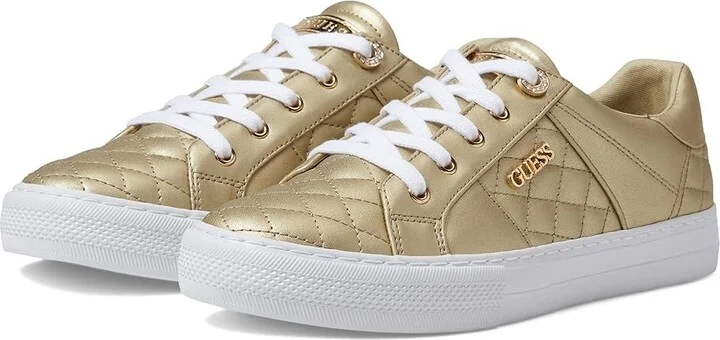 GUESS Loven Women's Shoes Gold : 6.5 M, Synthetic