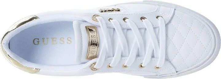 GUESS Loven Women's Shoes White : 5 M, Synthetic - Image 2