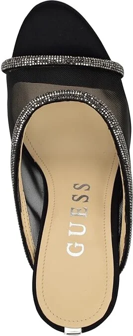 GUESS Mansa Women's Sandals Black Mesh : 10 M, Rubber - Image 2
