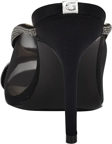 GUESS Mansa Women's Sandals Black Mesh : 10 M, Rubber - Image 4