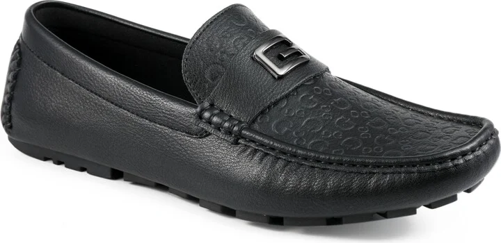 Guess Men's Alsto Ornamented Moc Toe Driving Loafers