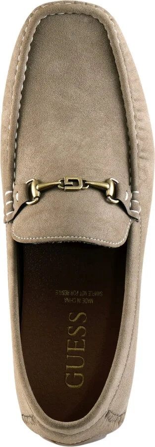 Guess Men's Ansto Logo Bit Detailed Driving Loafers - Image 4