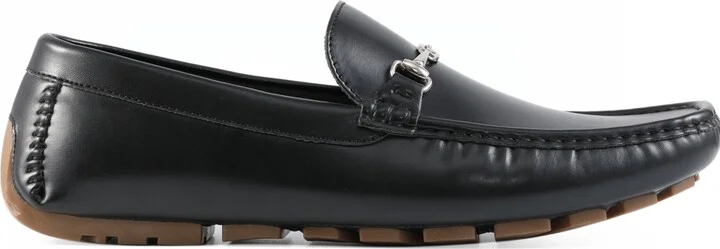 Guess Men's Ansto Logo Bit Detailed Driving Loafers - Image 6