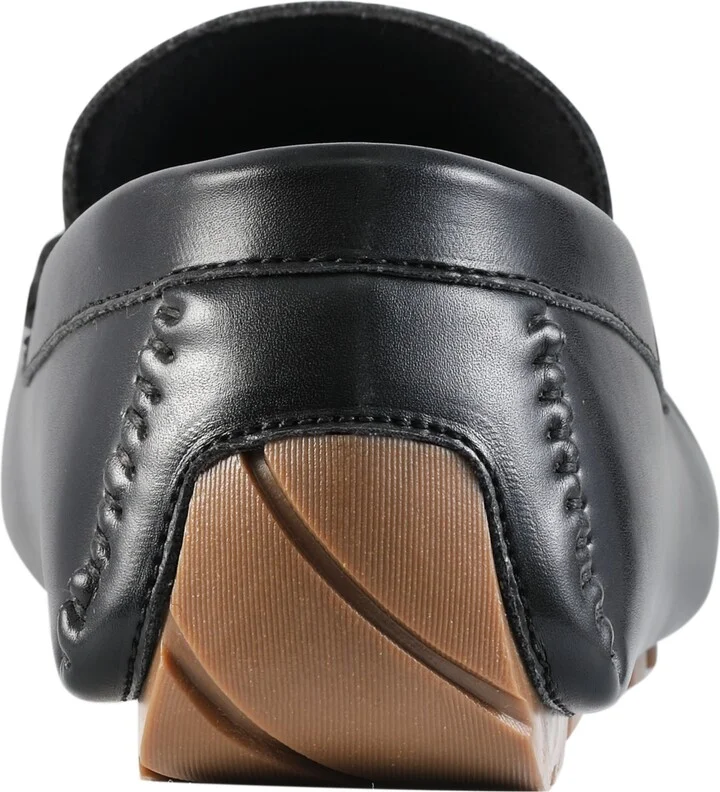 Guess Men's Ansto Logo Bit Detailed Driving Loafers - Image 7