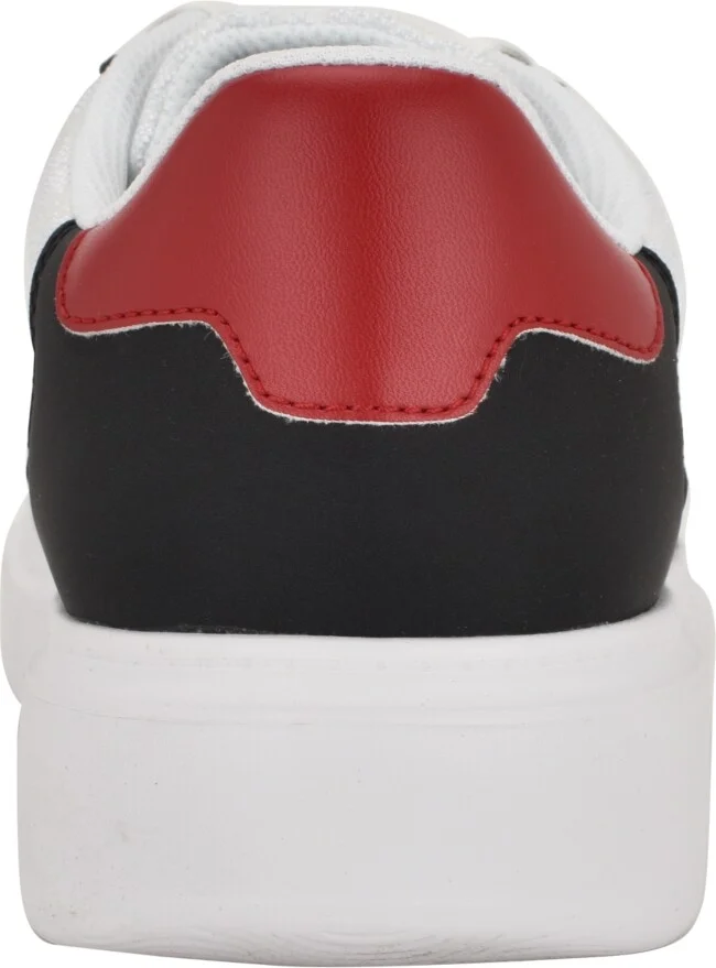 Guess Men's Chaze Lifted Lace Up Fashion Sneakers - Black, White, Red - Image 3