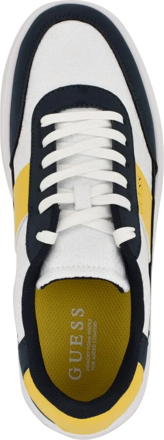 Guess Men's Chaze Lifted Lace Up Fashion Sneakers - Black, White, Red - Image 8