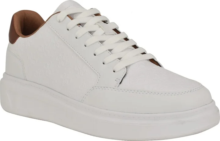 White/Cognac Logo Multi 140