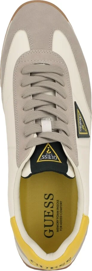 Guess Men's Gobert Lace-Up Fashion Jogger Sneakers - Medium Natural, Beige - Image 5