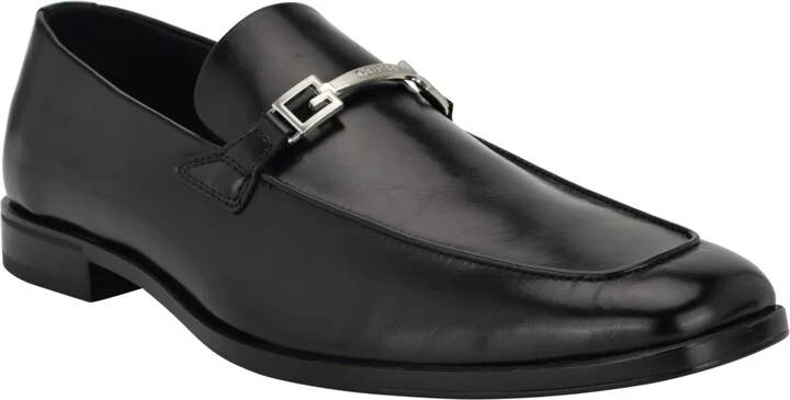 Guess Men's Hacket Square Toe Slip On Dress Loafers