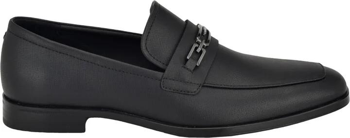 Guess Men's Hendo Square Toe Slip On Dress Loafers - Image 6