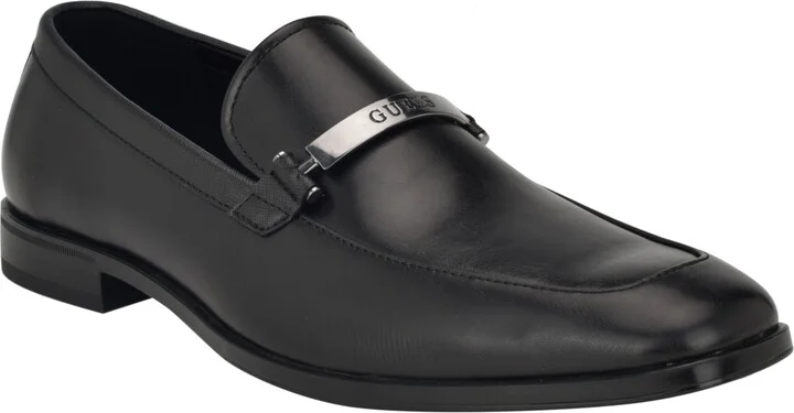 Guess Men's Herzo Slip On Ornamented Dress Loafers