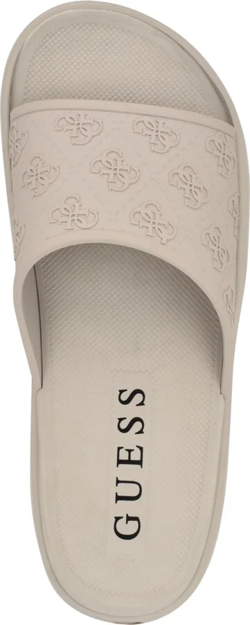 Guess Men's Magaria Branded Elevated Pool Slides - Image 4