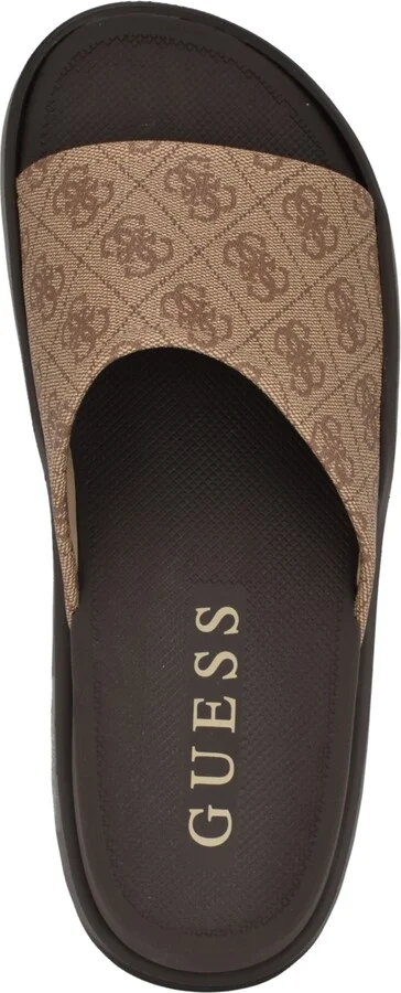 Guess Men's Magaria Branded Elevated Pool Slides - Image 8