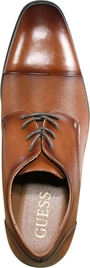 Guess Men's Shelly Cap Toe Lace Up Dress Oxfords - Image 4