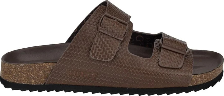Guess Men's Unikin Slip On Double Strap Footbed Sandals - Image 2
