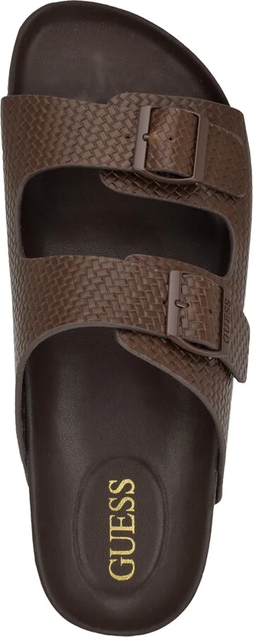 Guess Men's Unikin Slip On Double Strap Footbed Sandals - Image 4