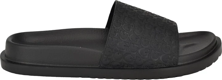 Guess Men's Vartino Elevated Slip On Pool Slides - Image 2