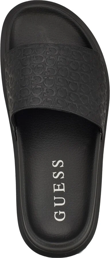 Guess Men's Vartino Elevated Slip On Pool Slides - Image 4