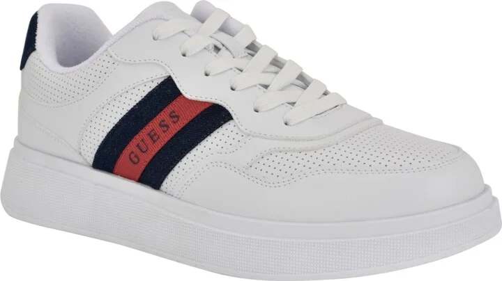 Guess Men's Walen Elevated Lace Up Fashion Sneakers