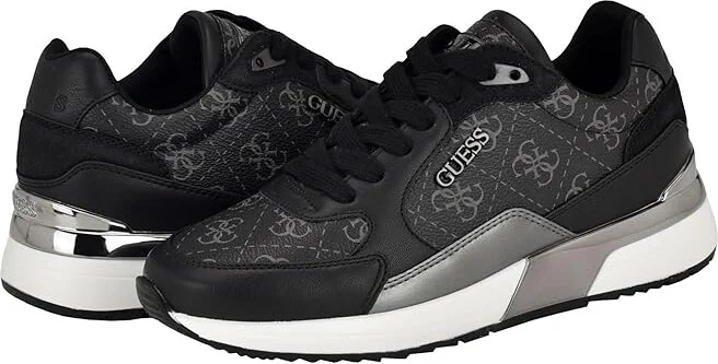 GUESS Moxea Women's Shoes Black Logo : 9 M, Rubber/Synthetic