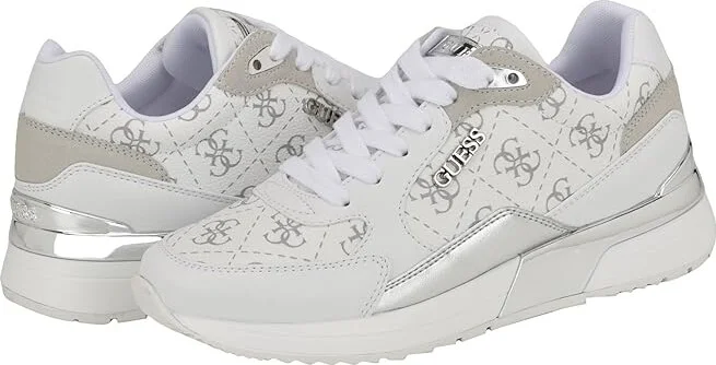 GUESS Moxea Women's Shoes White Logo : 9 M, Rubber/Synthetic
