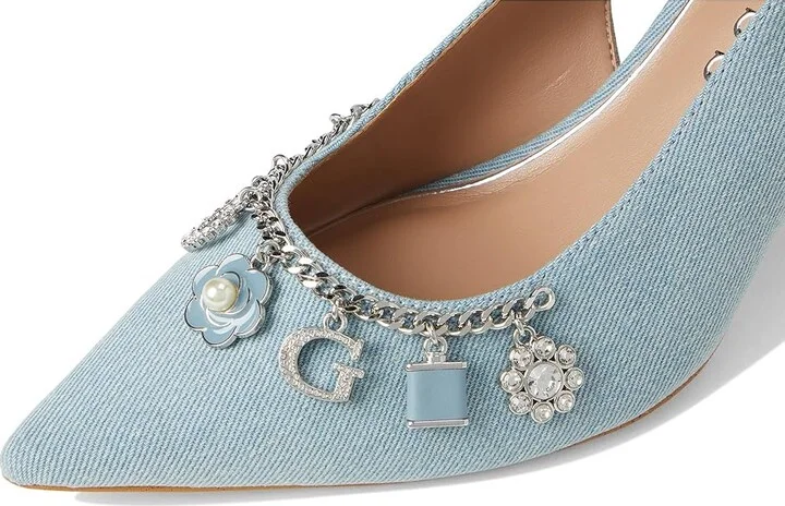 GUESS Naska Women's Shoes Light Blue Synthetic : 7 M - Image 7
