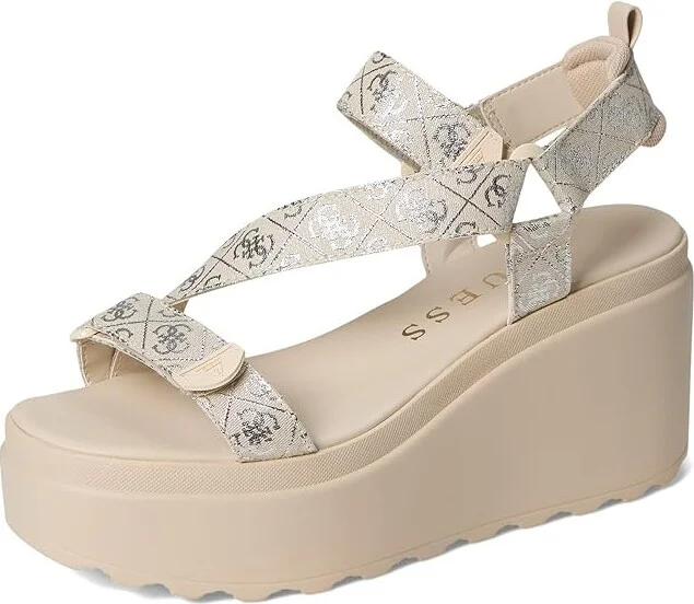 GUESS Ocilia Women's Shoes Medium Natural : 8.5 M, Textile - Image 5