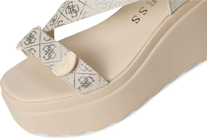 GUESS Ocilia Women's Shoes Medium Natural : 8.5 M, Textile - Image 7