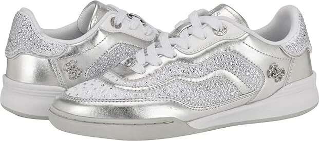 GUESS Pritie Women's Shoes Silver Rhinestone : 8 M