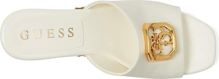 GUESS Qisha Women's Wedge Shoes Ivory : 6.5 M, Rubber - Image 2