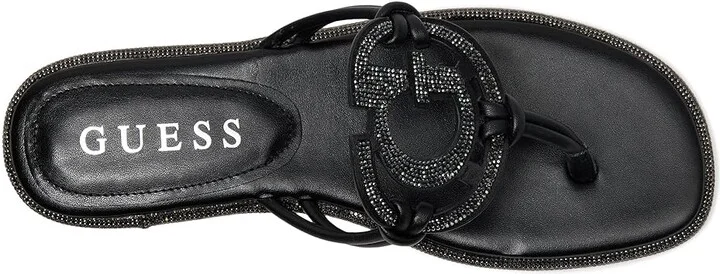 GUESS Saima Women's Sandals Black Crystal : 6 M, Synthetic - Image 2
