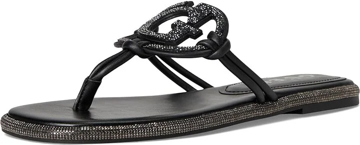 GUESS Saima Women's Sandals Black Crystal : 6 M, Synthetic - Image 5