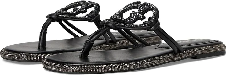 GUESS Saima Women's Sandals Black Crystal : 6 M, Synthetic