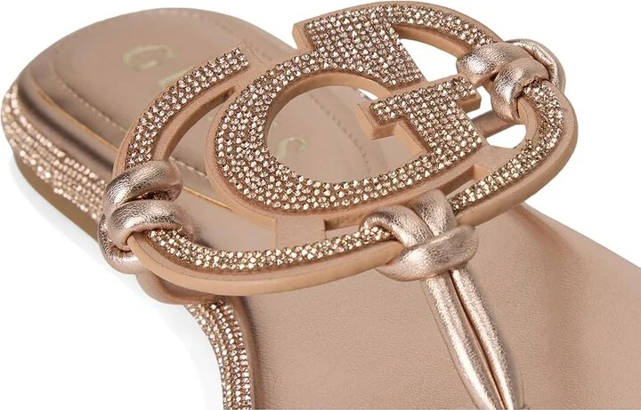 GUESS Saima Women's Sandals Light Pink Crystal : 10 M, Synthetic - Image 7