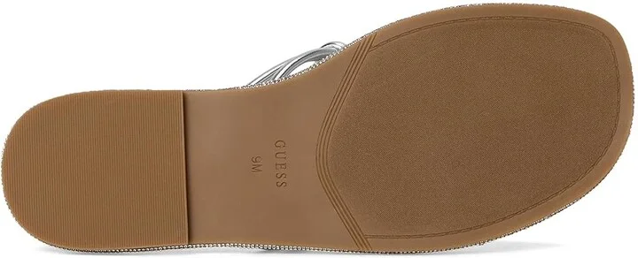 GUESS Saima Women's Sandals Silver Crystal : 6.5 M, Synthetic - Image 3