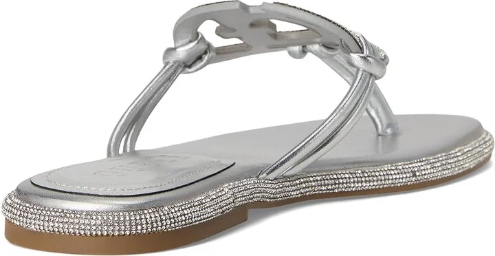 GUESS Saima Women's Sandals Silver Crystal : 6.5 M, Synthetic - Image 4