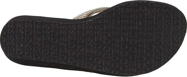 GUESS Sarraly Women's Wedge Shoes Gold : 5 M, Synthetic - Image 4
