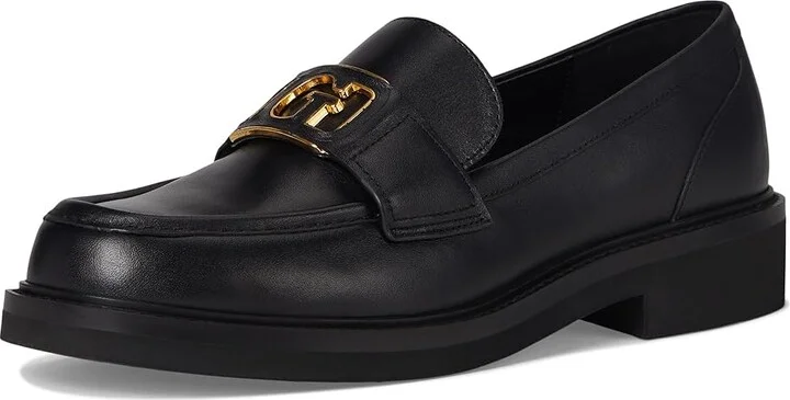 GUESS Shuttle Women's Flat Shoes Black Leather : 8 M - Image 5