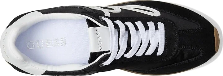GUESS Skroll Women's Shoes Black/White : 9 M, Suede - Image 2