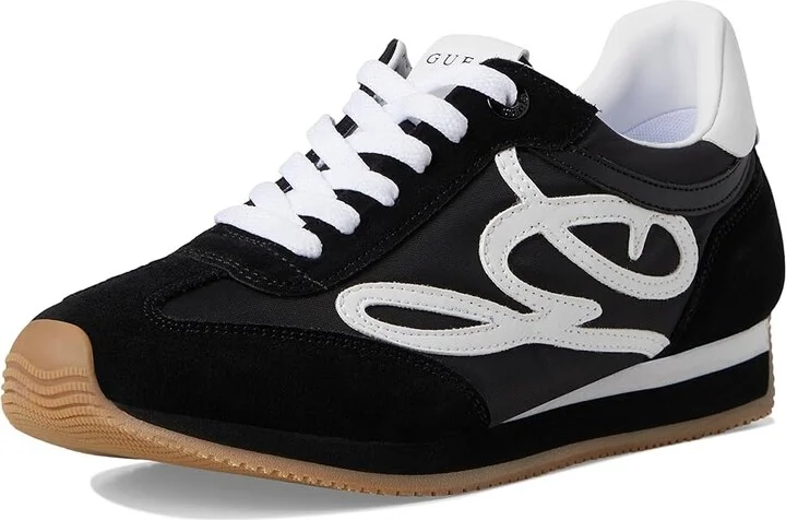 GUESS Skroll Women's Shoes Black/White : 9 M, Suede - Image 5