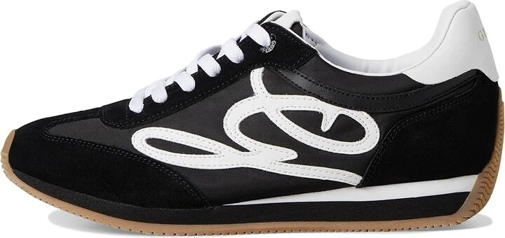 GUESS Skroll Women's Shoes Black/White : 9 M, Suede - Image 6