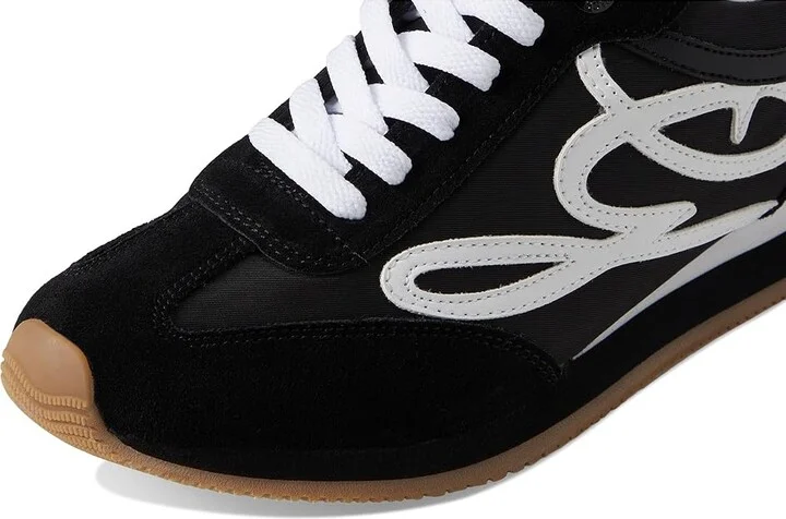 GUESS Skroll Women's Shoes Black/White : 9 M, Suede - Image 7