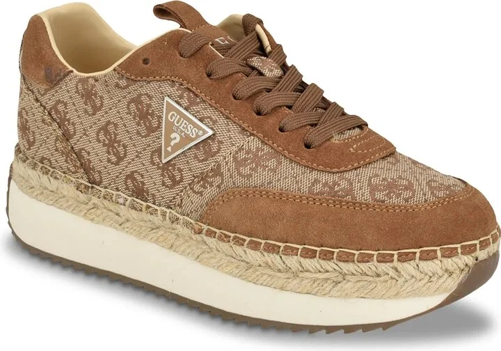 Brown Logo Print
